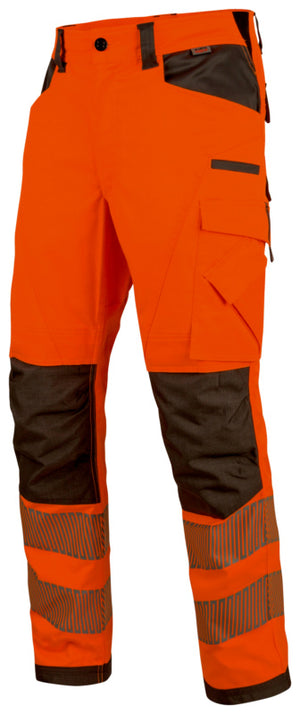 BUNDHOSE WINTER NEON ORANGE/GRAU 118