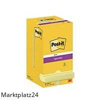 POST-IT 65412SY S/S NOTES 76X76 GE Inhalt 12 Stk.