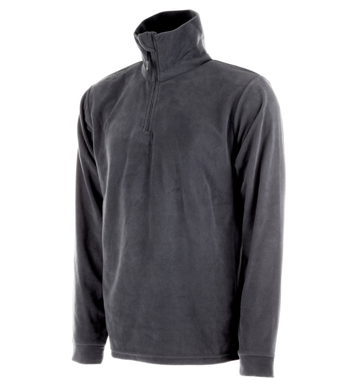 FLEECE HALF ZIP LUCA GRAU 3XL