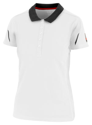 POLO STRETCH X DAMEN WEISS XS