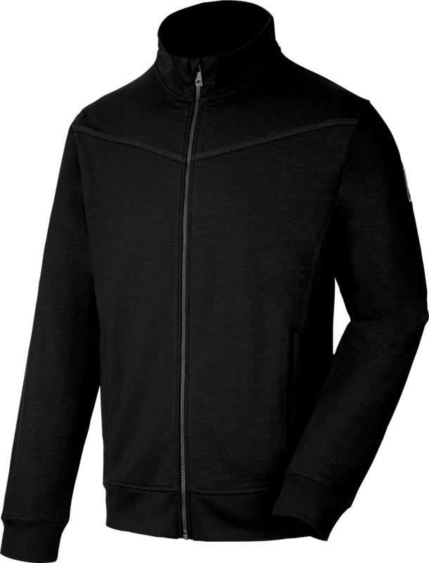 SWEATJACKE STRETCH X SCHWARZ XS