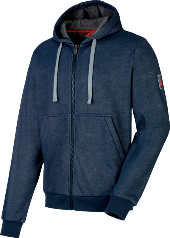 SWEAT DENIM FULLZIP BLAU XS