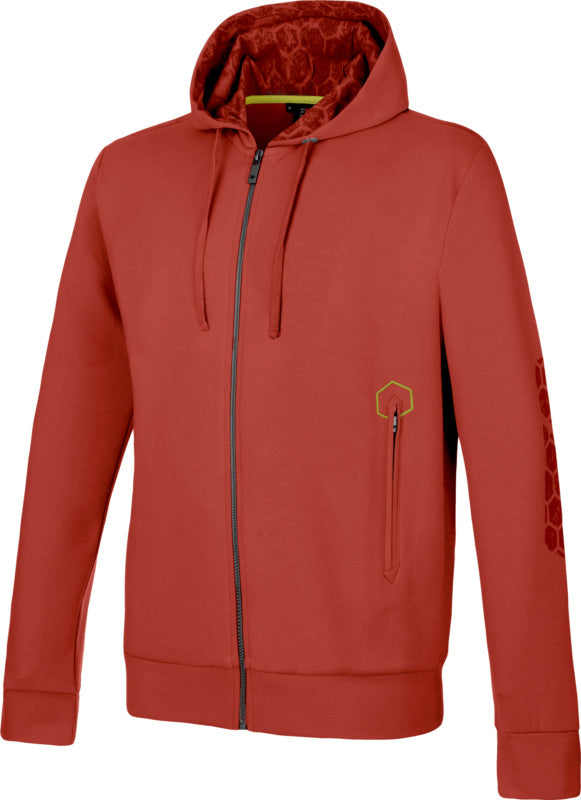 SWEATJACKE HOODIE FUSION KUPFERROT XS