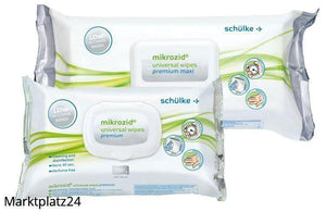 Mikrozid universal wipes prem., 100 Tücher/Box  BAuA-Reg-Nr.: N-63301 - Marktplatz24