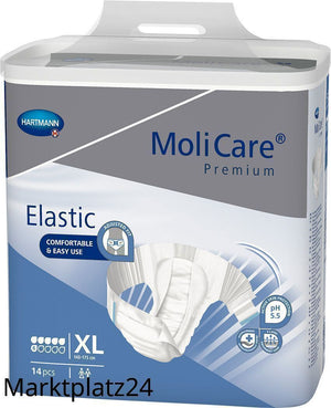 MoliCare Premium Elastic, 6 Tropfen, Gr. XL, 14 St/Btl. - Marktplatz24