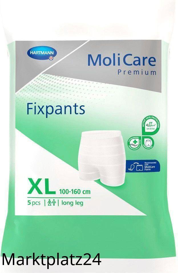 MoliCare Premium Fixpants, Gr.XL, grün, langes Bein, 25 St/Btl. - Marktplatz24