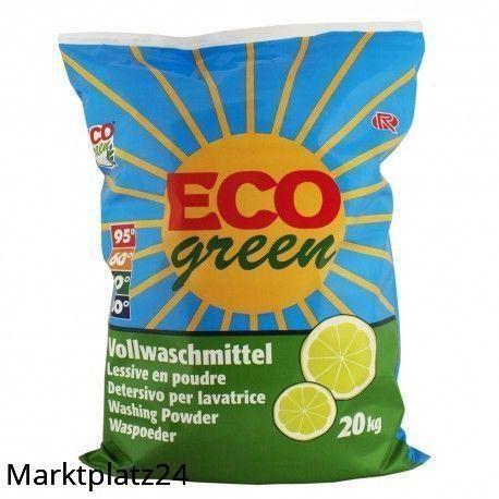 Eco green, Vollwaschmittel, 20kg Sack - Marktplatz24