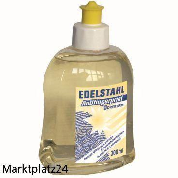 Edelstahl-Antifingerprint, 300ml Flasche - Marktplatz24