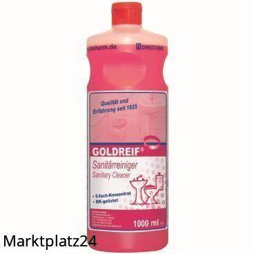 Goldreif Sanitärreiniger, 1L Rundflasche - Marktplatz24