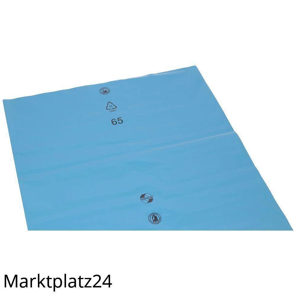 Abfallsäcke PREMIUM, LDPE, 70L, blau, 575x1000mm, 100my, lose, 200 St/Krt. - Marktplatz24