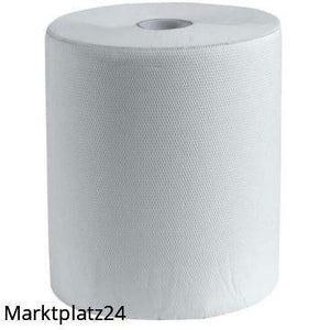 Papierhandtuchrollen, 21,5cm breit, 3lg, hochweiß, 6x100m Ro/Krt. - Marktplatz24