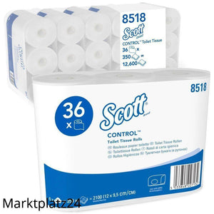 Scott Premier Toilettenpapier, 3lg, 6x350 Blatt, 36 Ro/Krt. - Marktplatz24