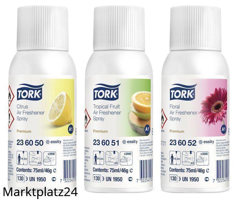 Tork Premium Lufterfrischer Duftpatrone Mixed Pack, je á75ml, 4x3 St/Krt. - Marktplatz24