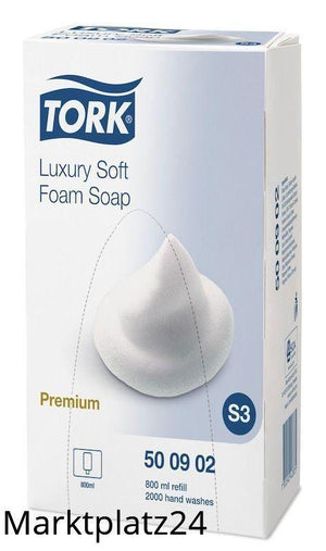 Tork Premium Schaumseife Luxus, Nachfüllbtl., 4x800ml Btl/Krt. - Marktplatz24