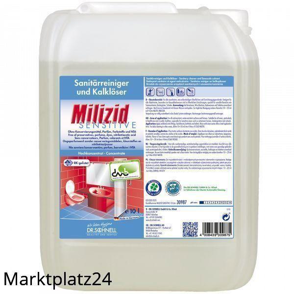 Milizid Sensitive, 10L Kanister - Marktplatz24