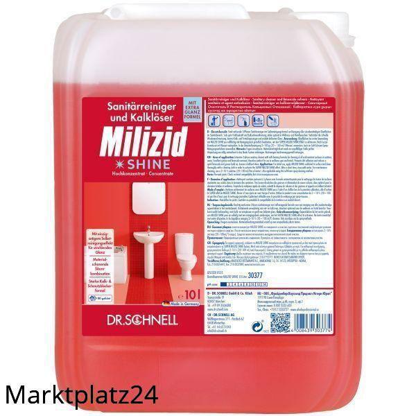 Milizid Shine, 10L Kanister - Marktplatz24