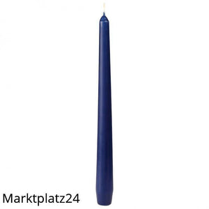 Leuchterkerze, 250x22mm, dunkelblau, 50 St/Pk. - Marktplatz24