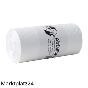 Abfallbeutel FIRST PLUS, LDPE, 18L, weiß, 460x520mm, 12my, 50 St/Ro. - Marktplatz24