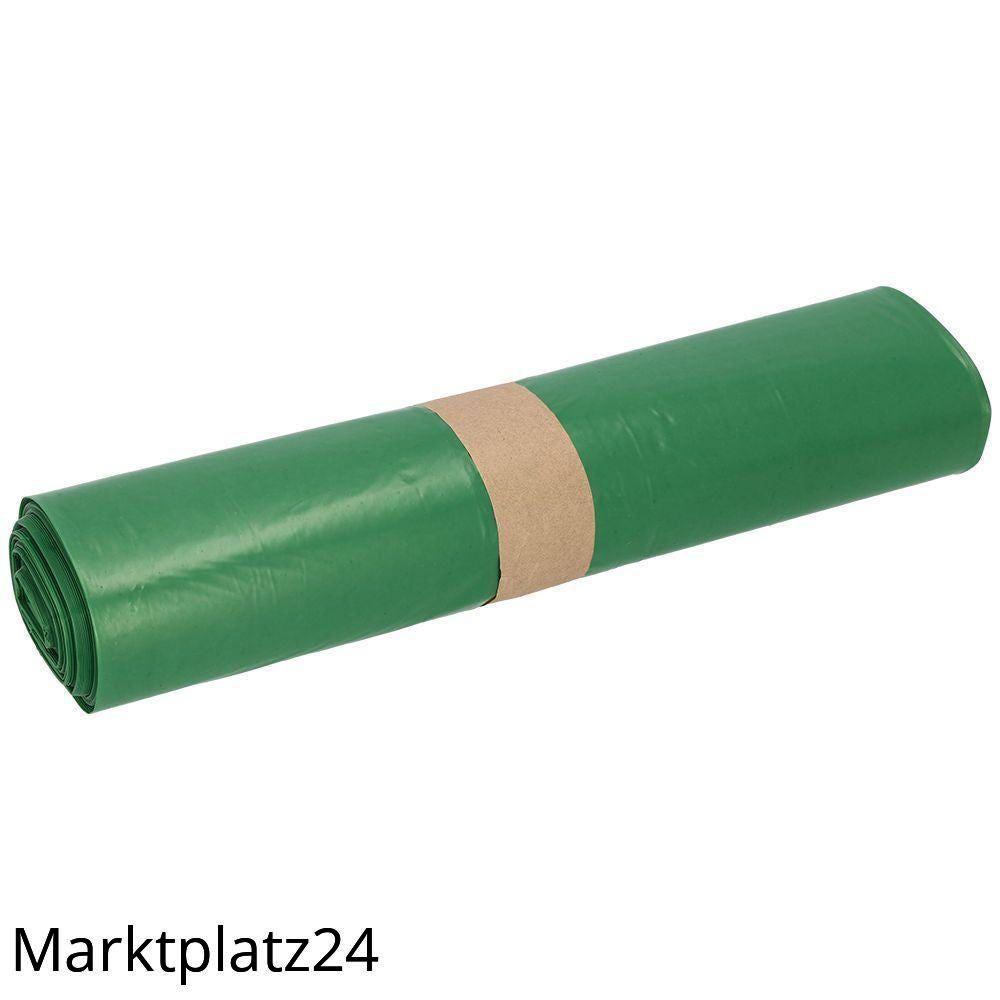 Abfallsäcke LDPE, 120L, grün, 700x1100mm, Typ60, 35my, 25 St/Ro. - Marktplatz24