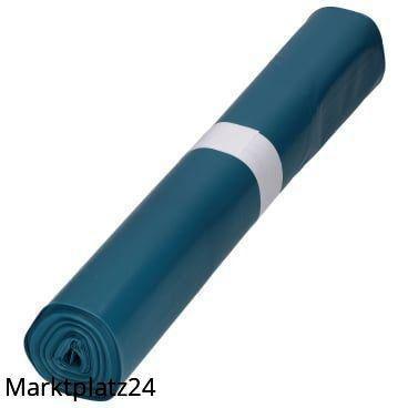 Abfallsäcke LDPE, 180L, blau, 480+470x1250mm, Typ100, 75my, 10 St/Ro. - Marktplatz24