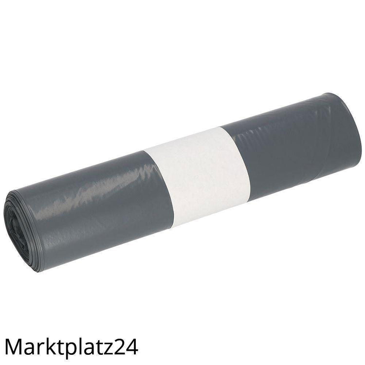 Abfallsäcke LDPE, 60L, grau, 660x800mm, 40my, 25 St/Ro. - Marktplatz24