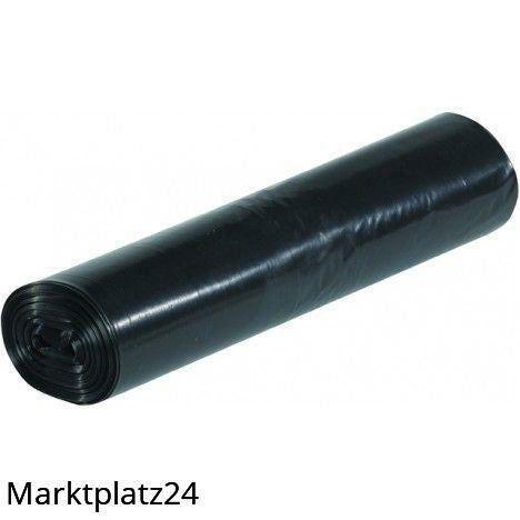 Abfallsäcke LDPE, 60L, schwarz, 600x700mm, 35my, 25 St/Ro. - Marktplatz24