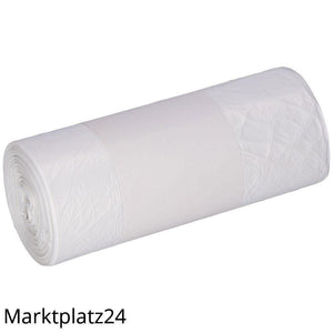 Müllbeutel, HDPE, 80L, weiß, 630x850mm, 1A-Material, 40 St/Ro. - Marktplatz24