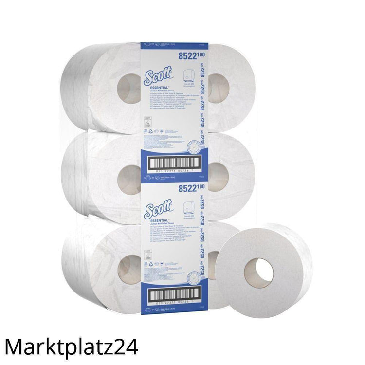 SCOTT 380 Toilettenpapier,2lg, hochweiß,12x180m/Ro. - Marktplatz24