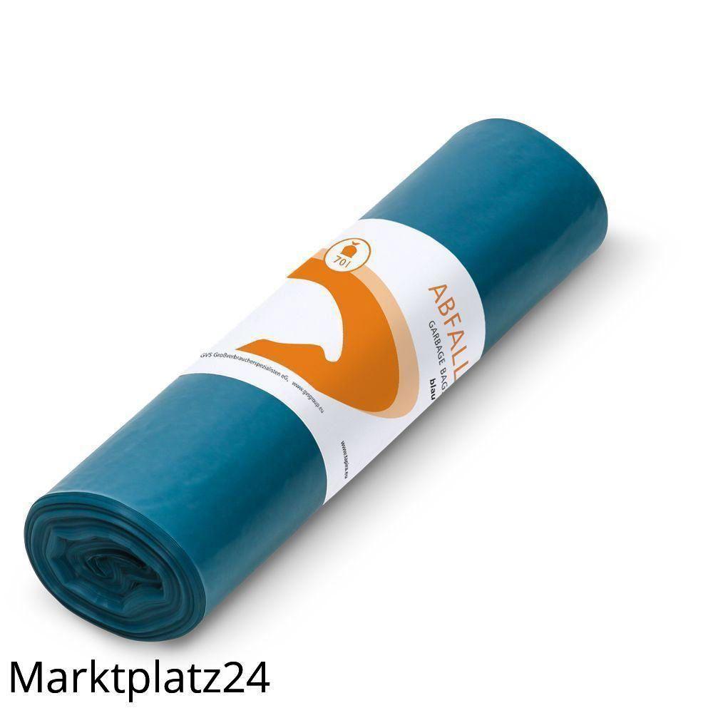 TAPIRA plus Abfallsäcke, LDPE, 70L,blau, 575x1000mm, 37my, 25 St/Ro. - Marktplatz24