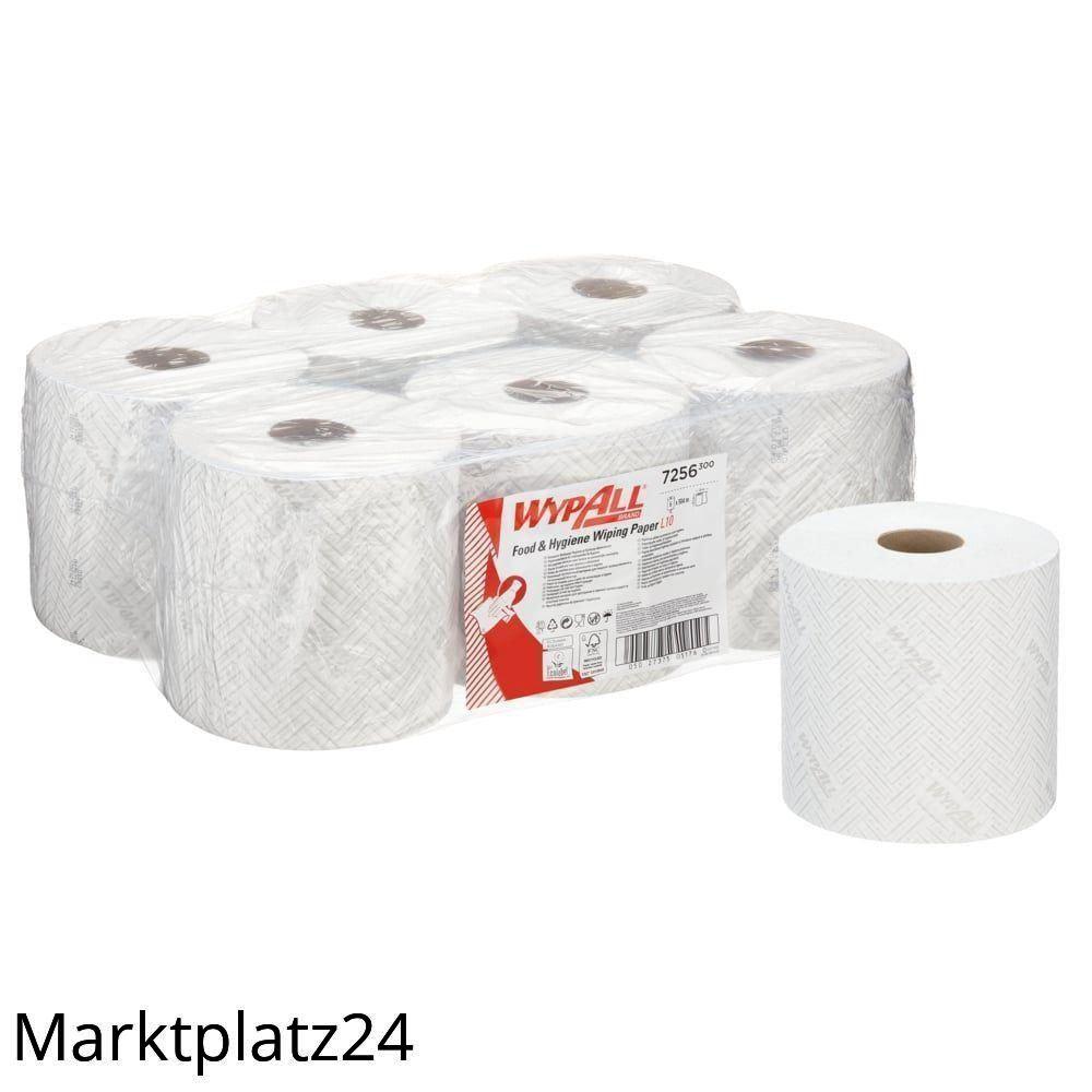 WypAll Food & Hygiene, Zentralentnahme L10, 1lg, 19,5x38cm, weiß, 6x800 Bl/Ro. - Marktplatz24