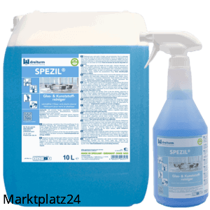 Spezil Glas-u. Kunststoffreiniger, 750ml Sprühflasche - Marktplatz24