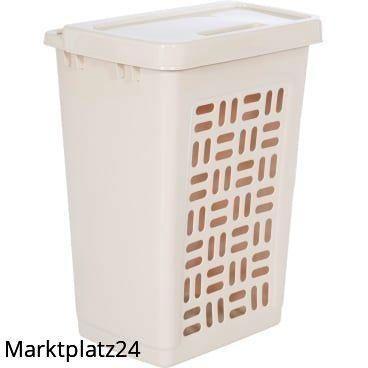 Wäschebox, 60L, creme, 1 St. - Marktplatz24