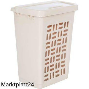 Wäschebox, 60L, creme, 1 St. - Marktplatz24