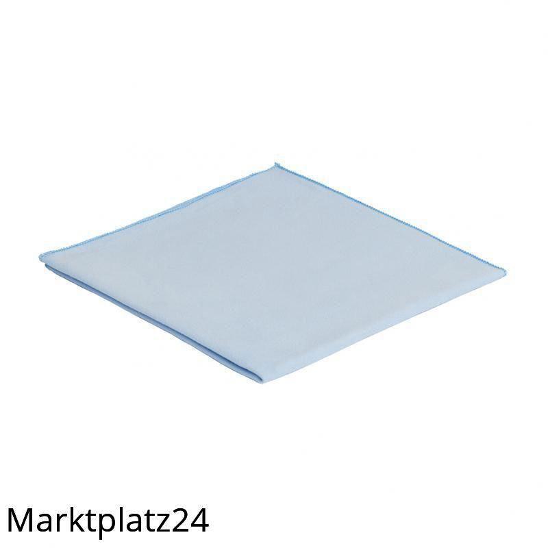 Microfaser Seidenvelour, 40x40cm, ca. 200g/m, blau, gewebt, unterverpackt, 1St. - Marktplatz24