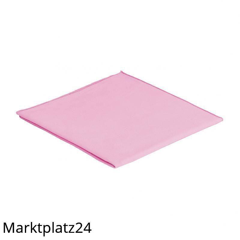 Microfaser Seidenvelour, 40x40cm, ca. 200g/m, rosa, gewebt, unterverpackt, 1St. - Marktplatz24